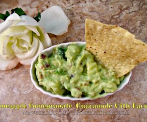 Pineapple Pomegranate Guacamole