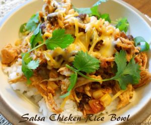 Salsa Chicken & Rice Bowls