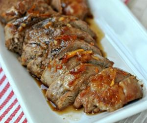 Honey Orange Glazed Pork