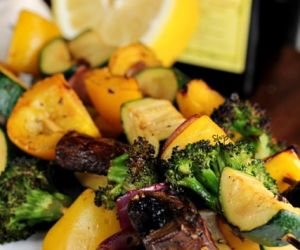 Grilled Herb Marinated Veggie Skewers