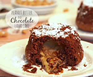 Peanut Butter Lava Cake