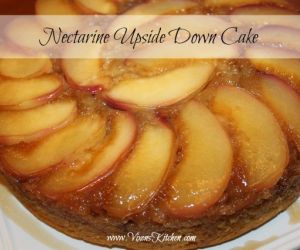 Nectarine Upside Down Cake