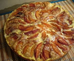 German Fresh Peach Kuchen