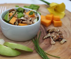 Farro Cheddar Walnut & Apple Salad