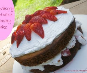 Strawberry Shortcake Birthday Cake