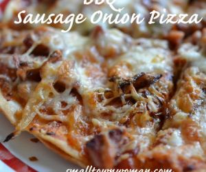 BBQ Sausage Onion Pizza