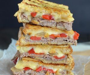 Cheesy Beef Panini