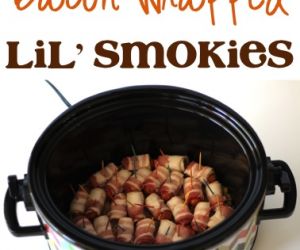 Crock Pot Bacon Wrapped Smokies