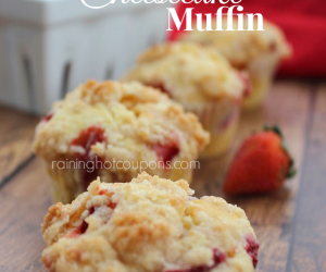 Strawberry Cheesecake Muffins