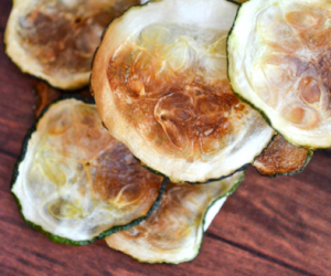 Gluten Free Baked Zucchini Chips