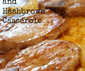 Pork Chop & Hashbrown Casserole