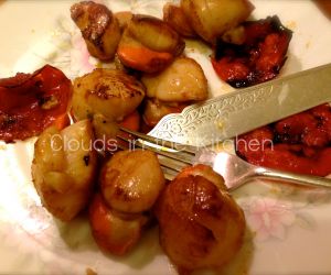 Scallops with Chorizo