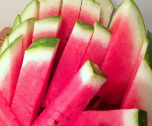 How to Cut Watermelon for Little Fingers