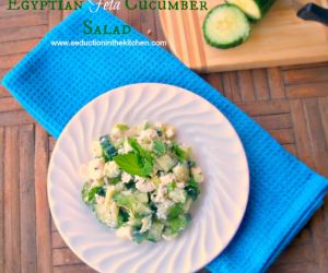 Egyptian Feta Cucumber Salad