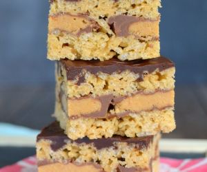 Peanut Butter Cup Rice Krispie Treats