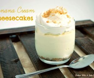 Banana Cream Cheesecakes