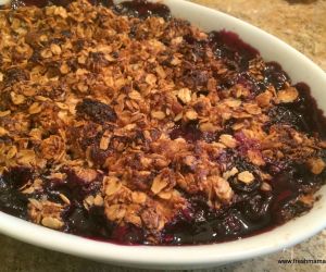 Gluten Free Blueberry Crisp