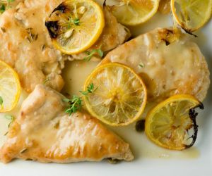 Chicken with Capers & Roasted Lemon