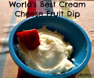 World's Best Cream Cheese Fruit Dip