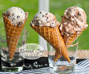 Skinny Almond Joy Ice Cream