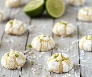 Key Lime Coconut Crinkles