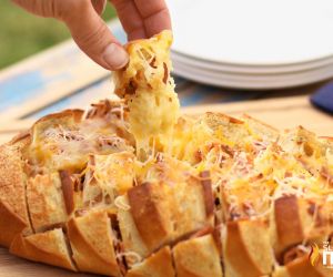 Bacon Cheddar Ranch Pull Apart Bread