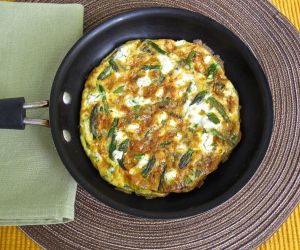 Asparagus Goat Cheese Frittata