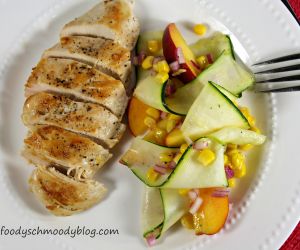 Peach Zucchini Salad