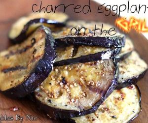 Charred Eggplant on the Grill