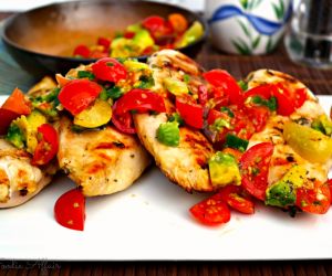 Grilled Chicken with Avocado Salsa