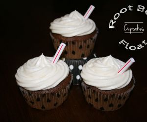 Root Beer Float Cupcakes