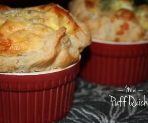 Mini Puff Quiche