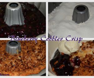 Blueberry Cobbler Crisp