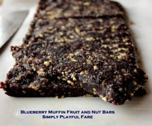 Blueberry Muffin Fruit & Nut Bars