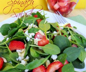 Strawberry Spinach Salad 