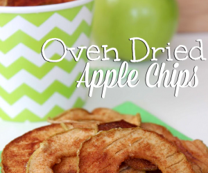 Oven Dried Apple Chips