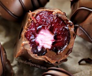 Chocolate Cheesecake Cherries