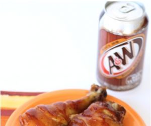 Crockpot Root Beer BBQ Drumsticks