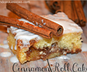 Cinnamon Roll Cake