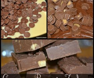 Reeses Slow Cooker Fudge