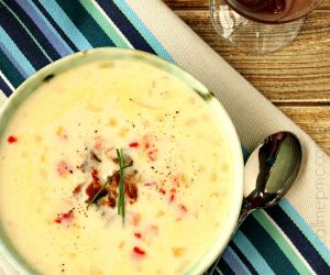 Slow Cooker: Potato Pimento Cheese Soup