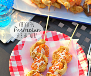 Chicken Parmesan Sub Skewers