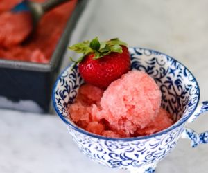 Strawberry Watermelon Granita