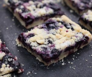 Blueberry Shortbread Bars