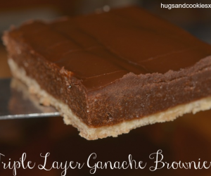 Triple Layer Truffle Brownies