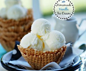 Homemade Vanilla Ice Cream