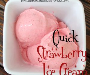 Quick Strawberry Ice Cream