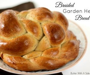 Braided Garden Herb Bread