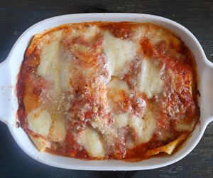 Crepe Cannelloni with Meat Sauce