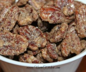 Cinnamon Sugared Candied Pecans